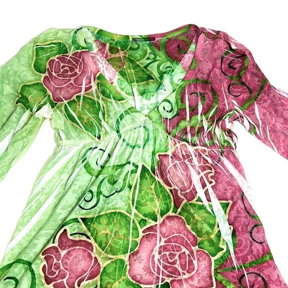 Nally & Millie Floral Designed Shirt - Picture 2 of 9